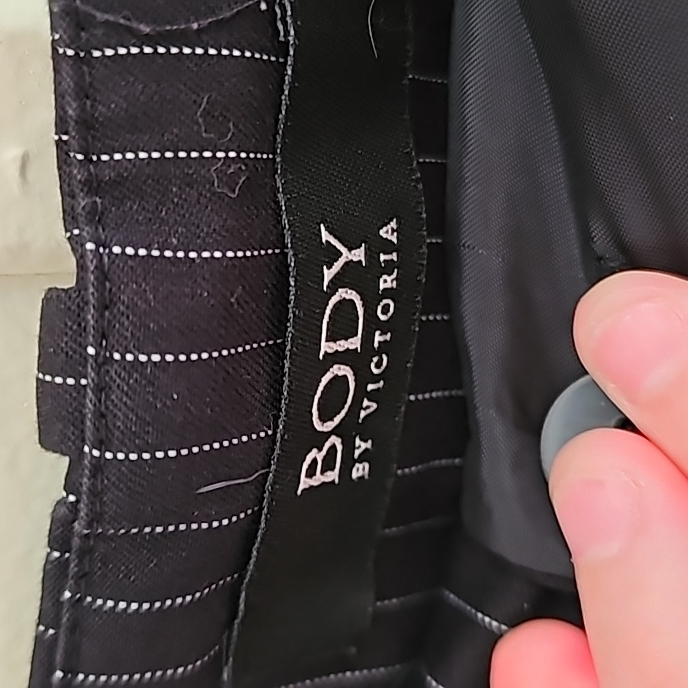 Black Pinstripe Pants - Picture 4 of 5